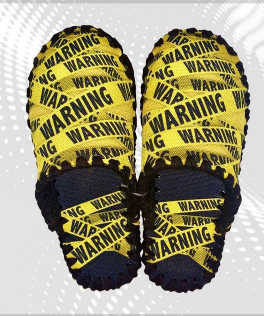 Весели пантофи - WARNING