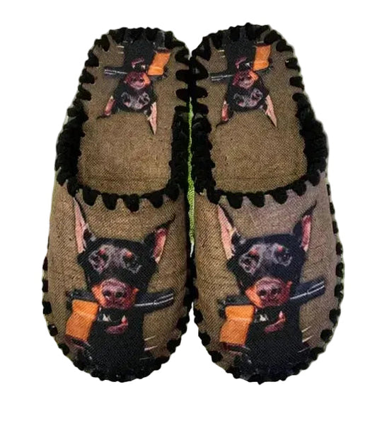 Весели пантофи - Доберман