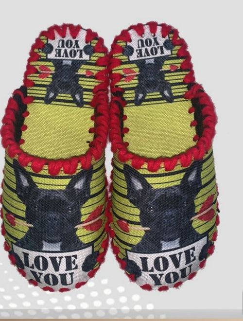 Весели пантофи - Френски булдог