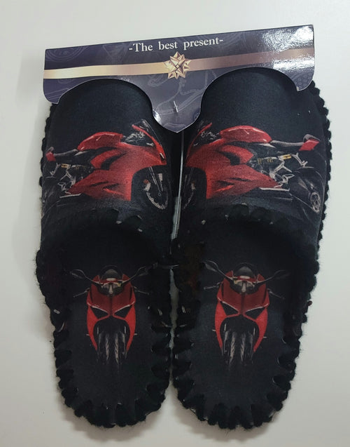 Весели пантофи - Червен мотор