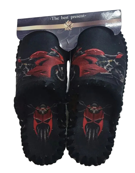 Весели пантофи - Червен мотор