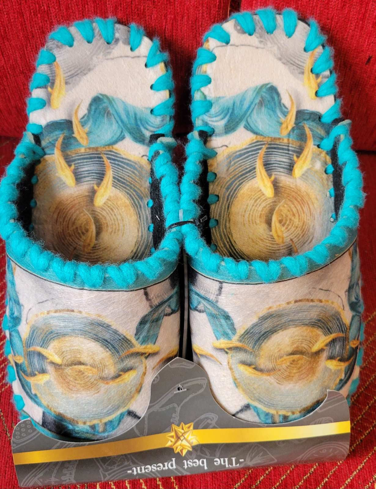 Весели пантофи - Жълти рибки