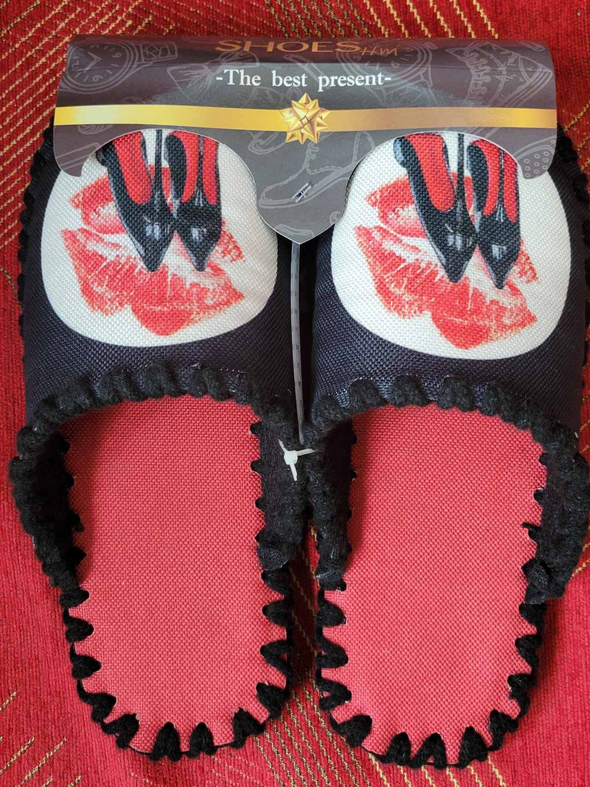 Весели пантофи - Високи токчета