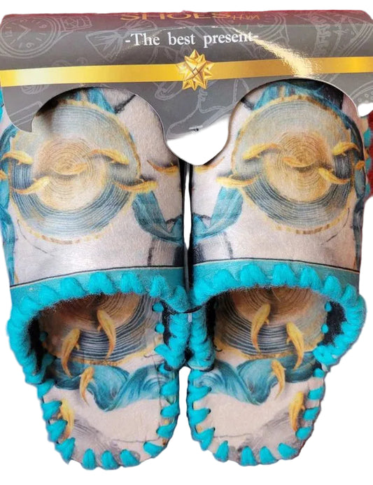 Весели пантофи с мотиви, принт на рибки от PantofiBG